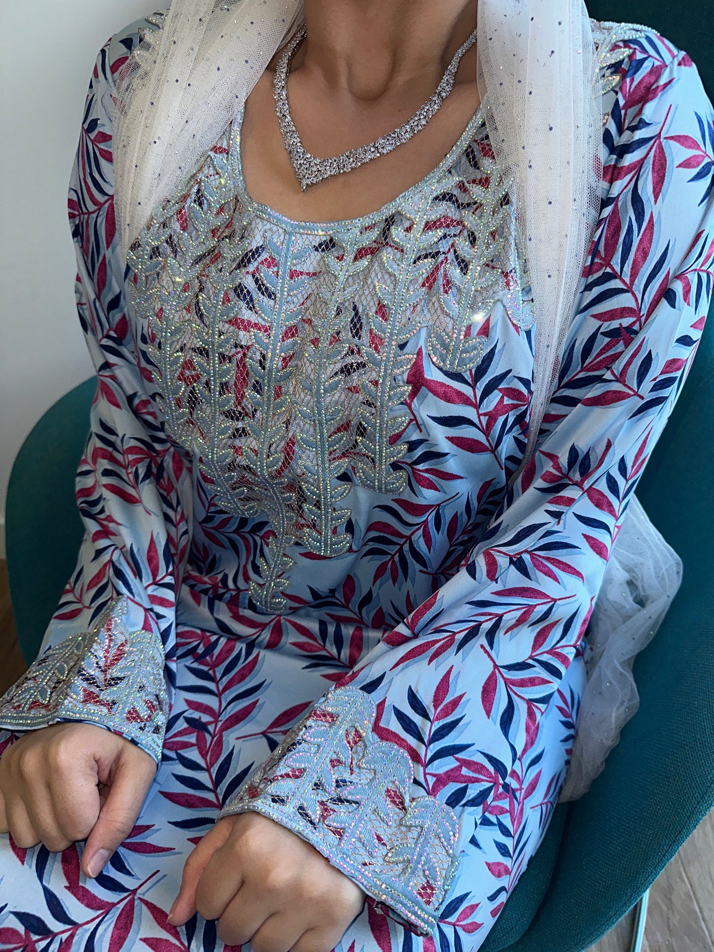 Blue mkhawar