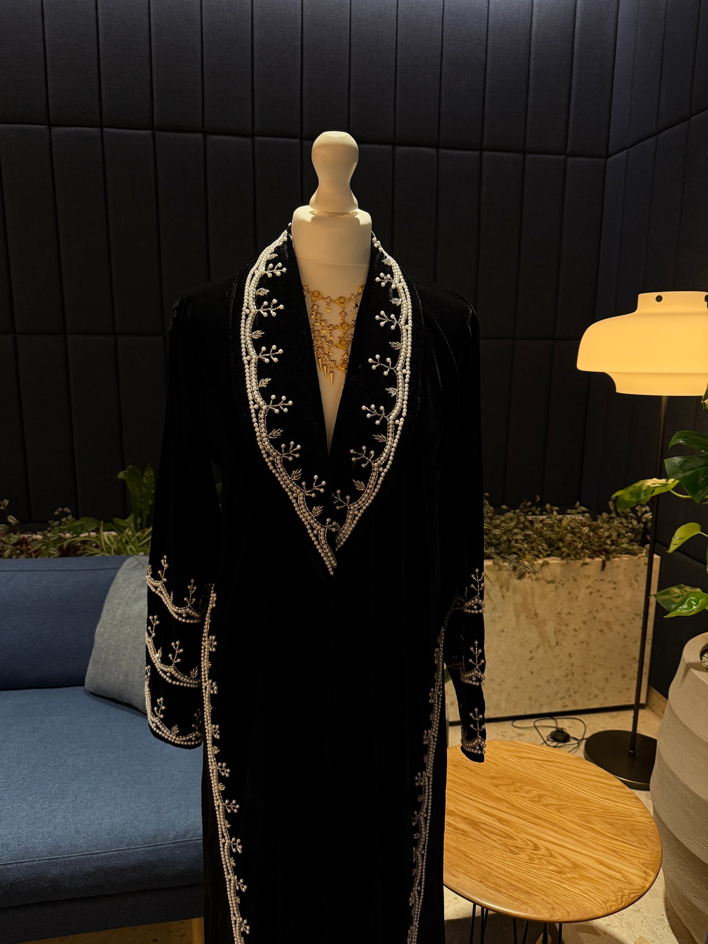 Kasarat abaya, Velvet abaya, handmade work with kasarat