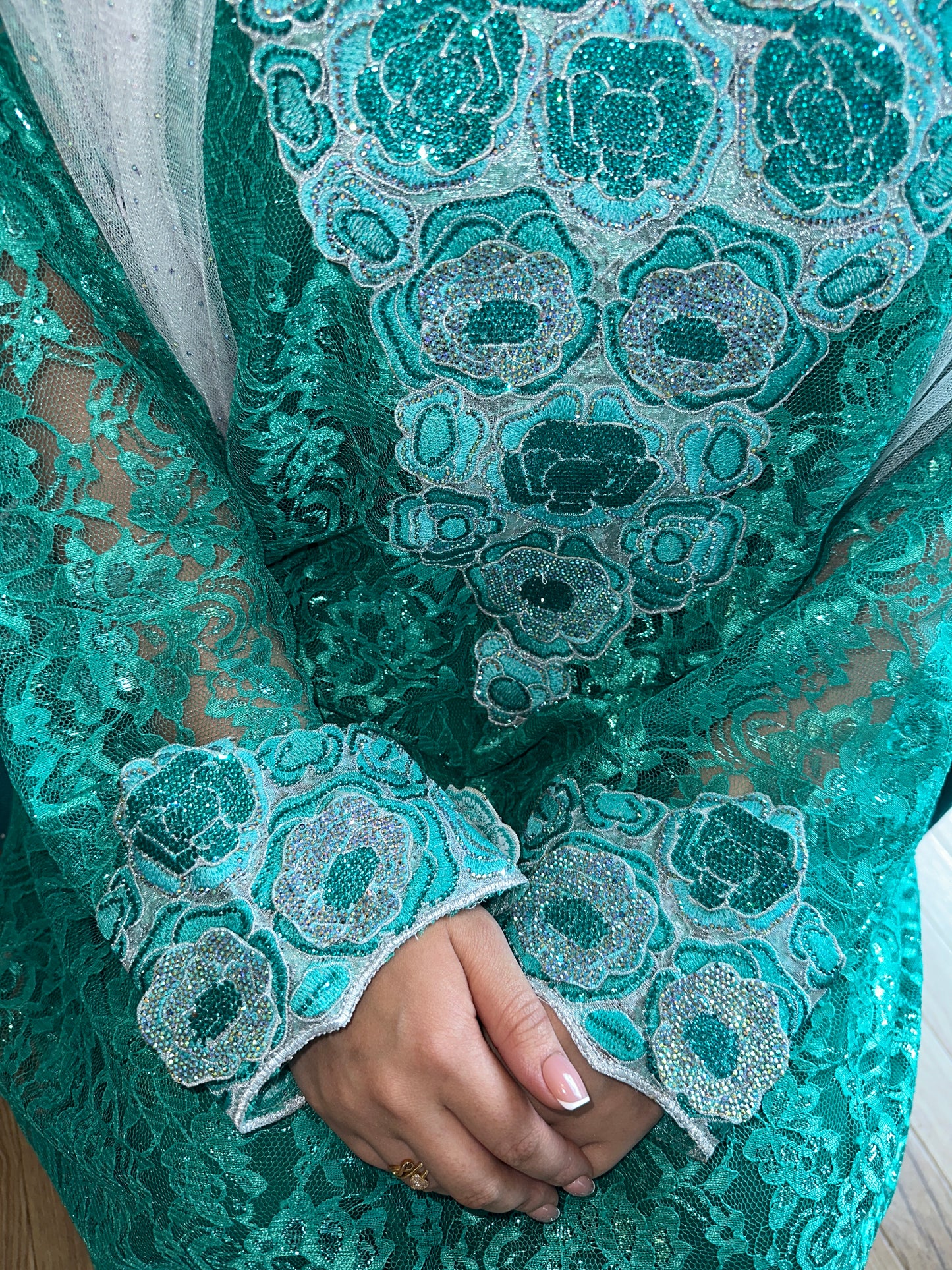 Green lace, 3D
