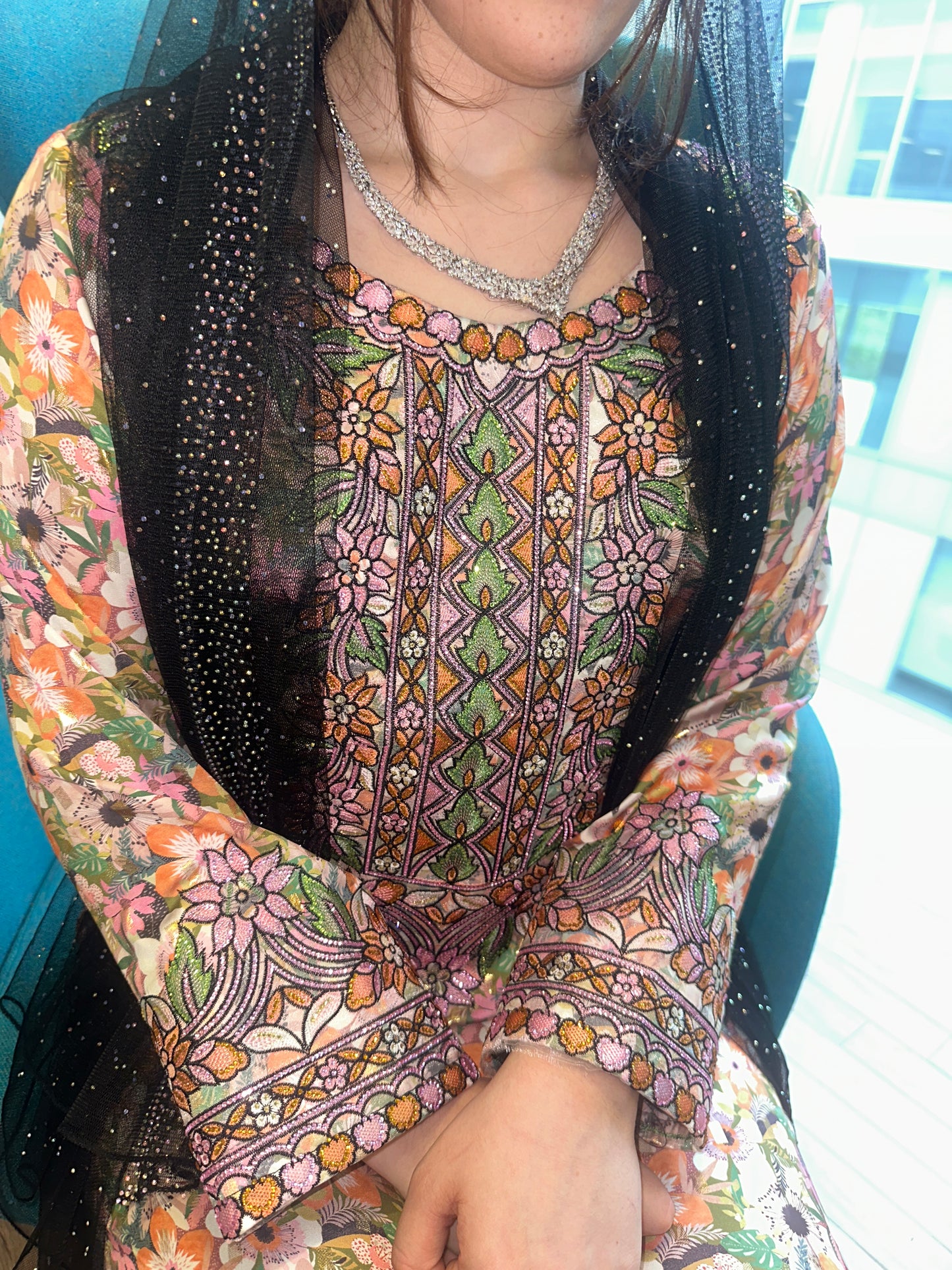 Pure silk mkhawar