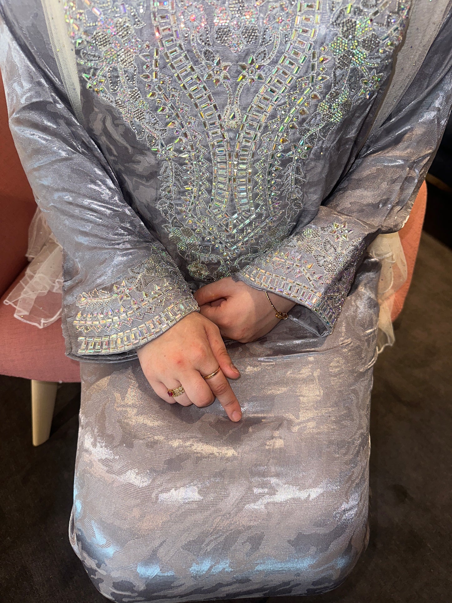 High neck cotton mkhawar