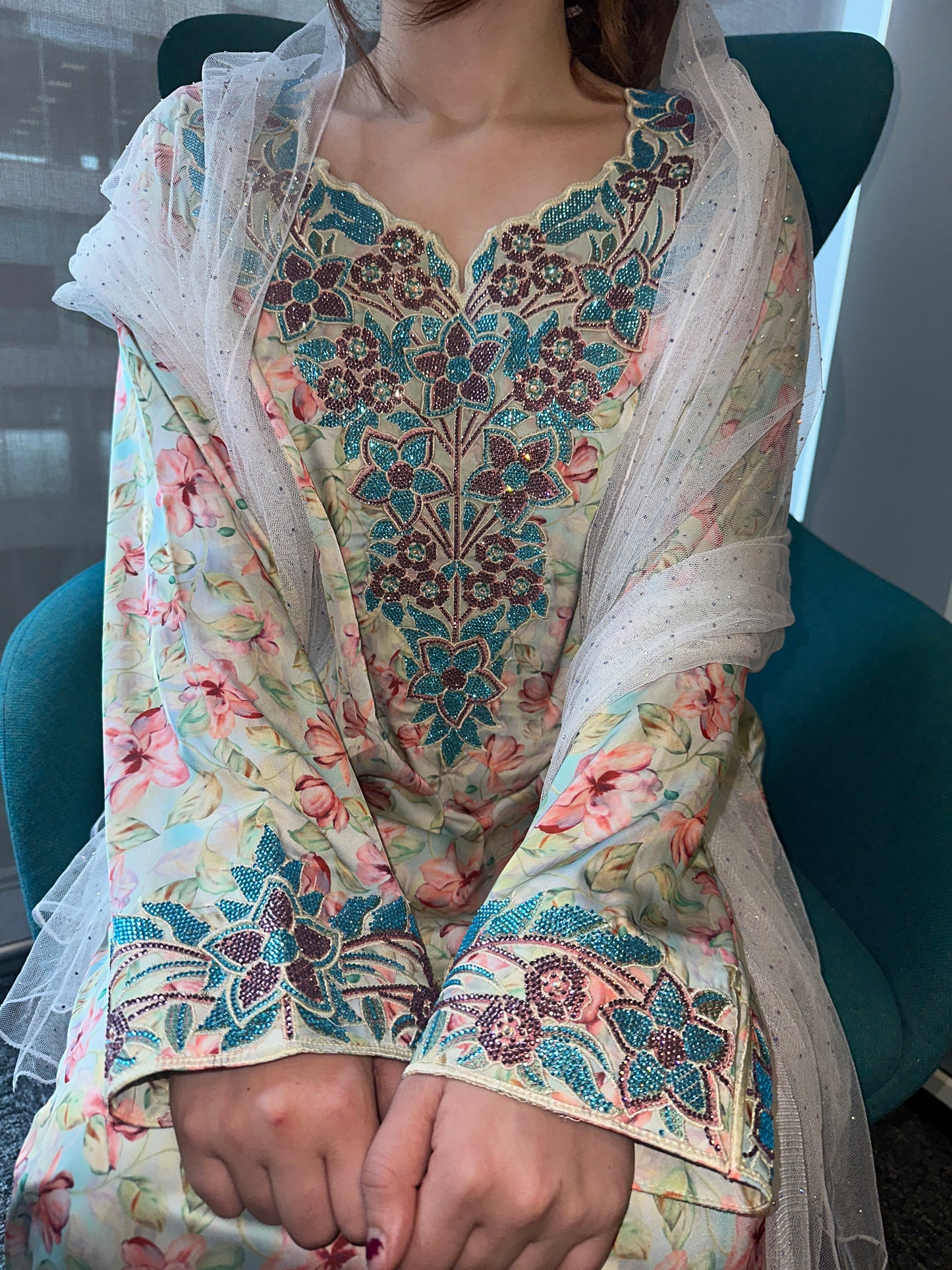 Pure silk mkhawar