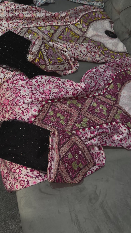 Pure silk handmade mkhawar